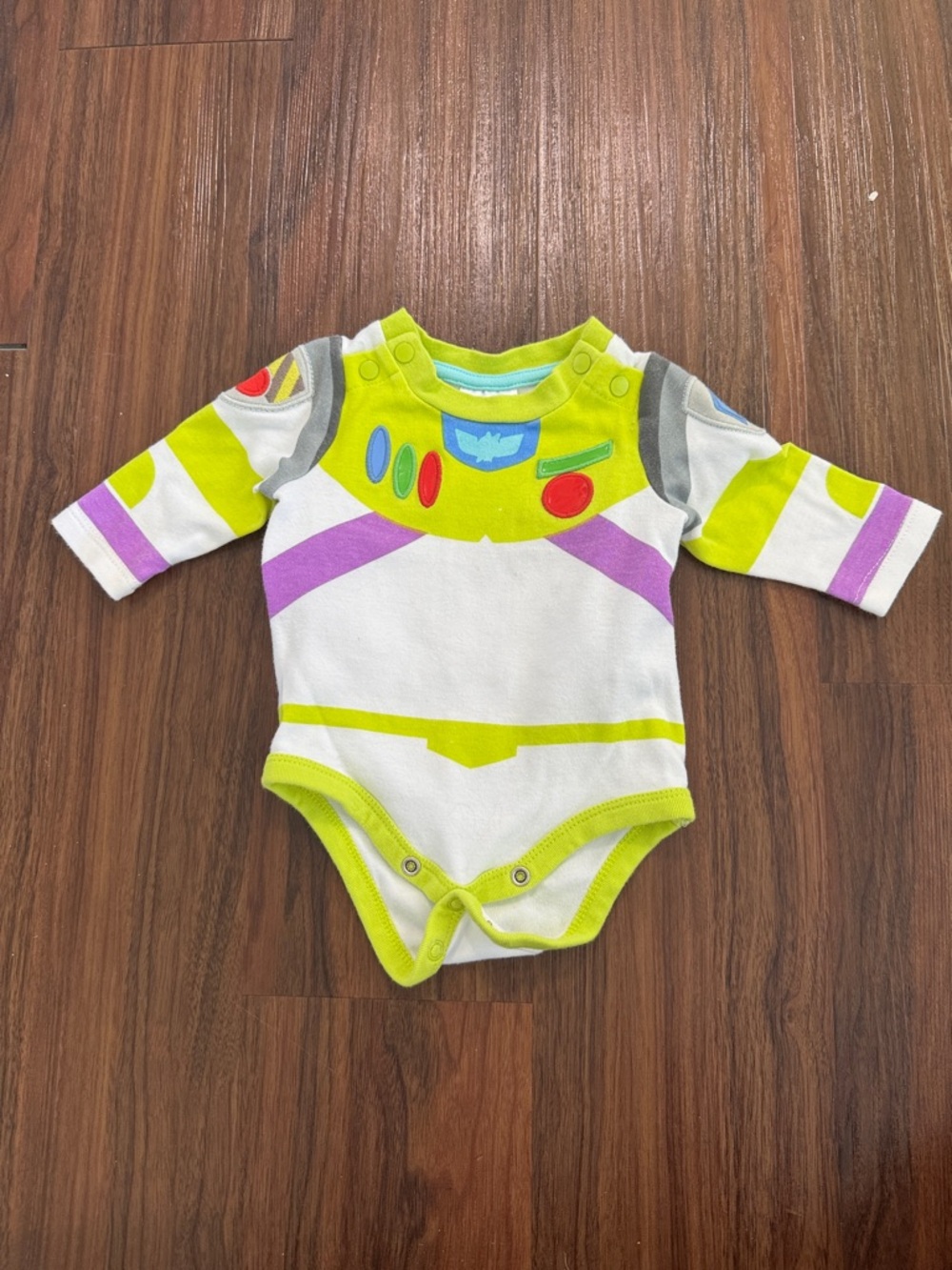 4/$45 Disney Baby 0-3 mo Buzz Lightyear Bodysuit Toy Story Theme park core